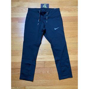 Women’s Small Nike Power Epic Run Cropped Tight Fit Leggings 938602-010